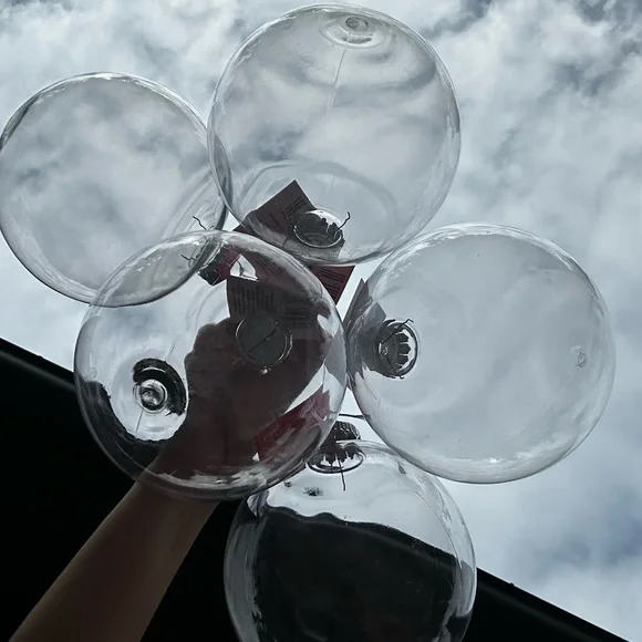 5 X 5” DIY plastic large ornaments crafts round ball - Picture 8 of 12